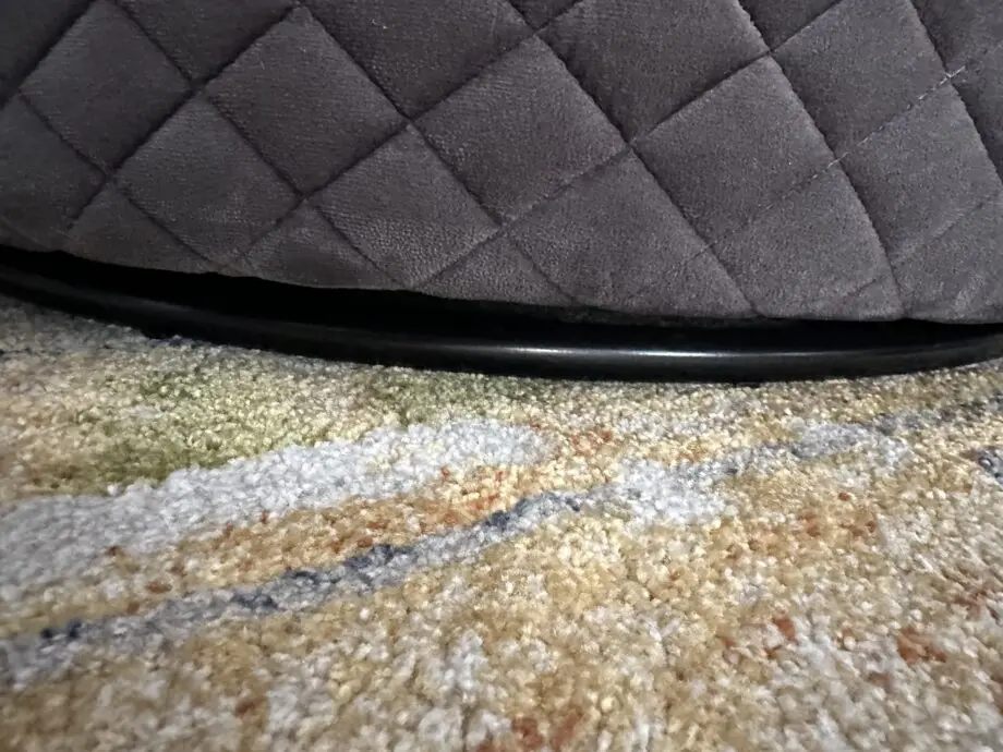 Modern grey swivel chair