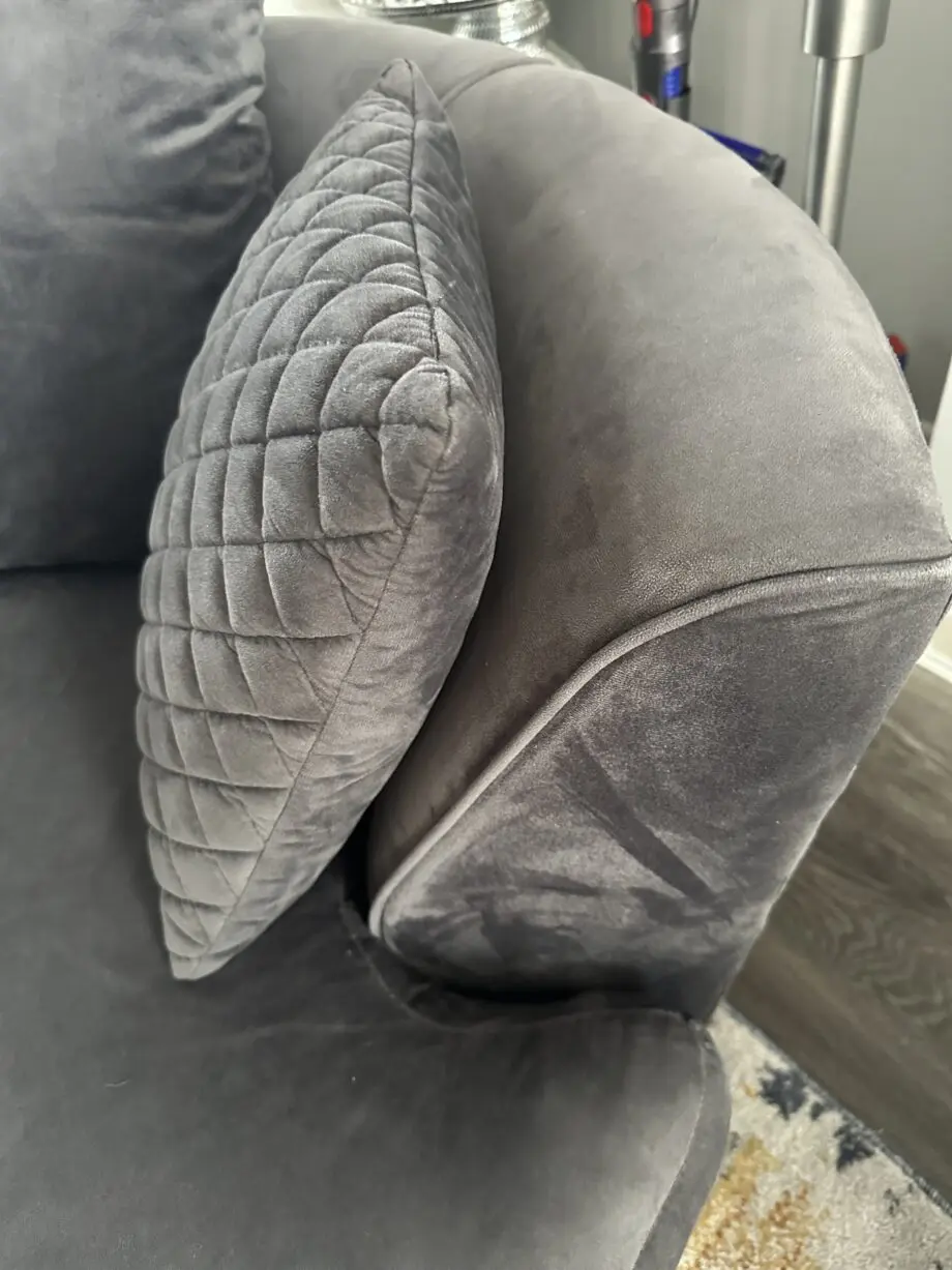 Modern grey swivel chair