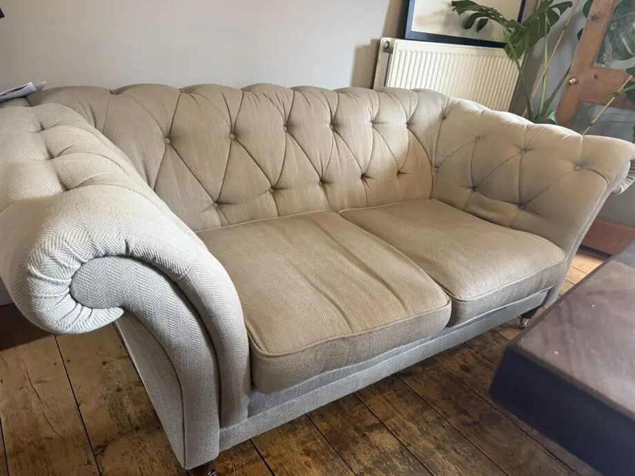 Laura Ashley at John Lewis Hudson 2 seater Edwin steel sofa