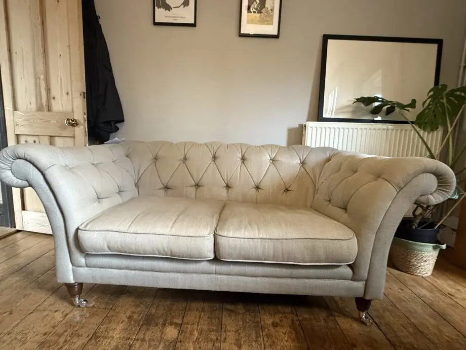 Laura Ashley at John Lewis Hudson 2 seater Edwin steel sofa