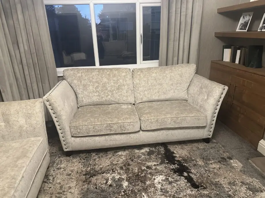 SCS light beige 3 seat sofa