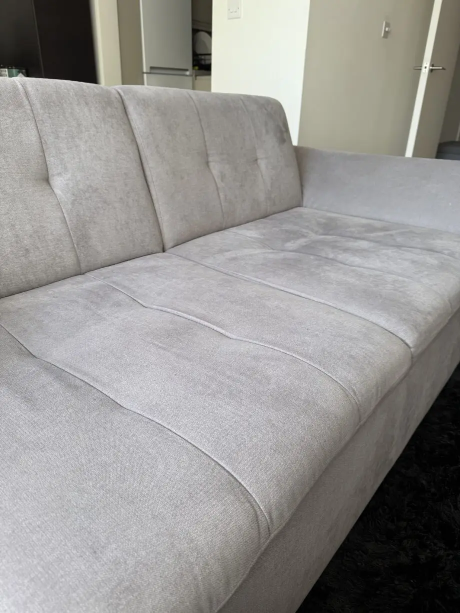 Honeypot Sofa Bed - Malvi Corner Sofabed with Large Storage - Grey Fabric Pull Out Double Sofa Bed Chaise Lounge Couch