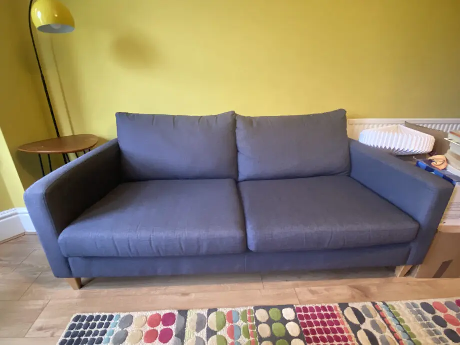 John Lewis Bailey Large 2 Seater Sofa - Chenille Navy Blue