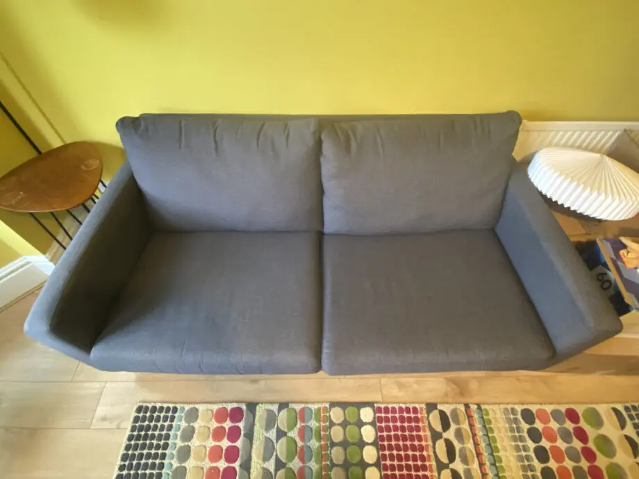 John Lewis Bailey Large 2 Seater Sofa - Chenille Navy Blue