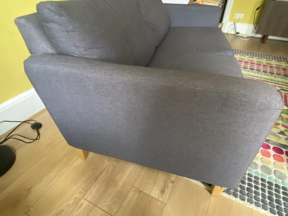 John Lewis Bailey Large 2 Seater Sofa - Chenille Navy Blue