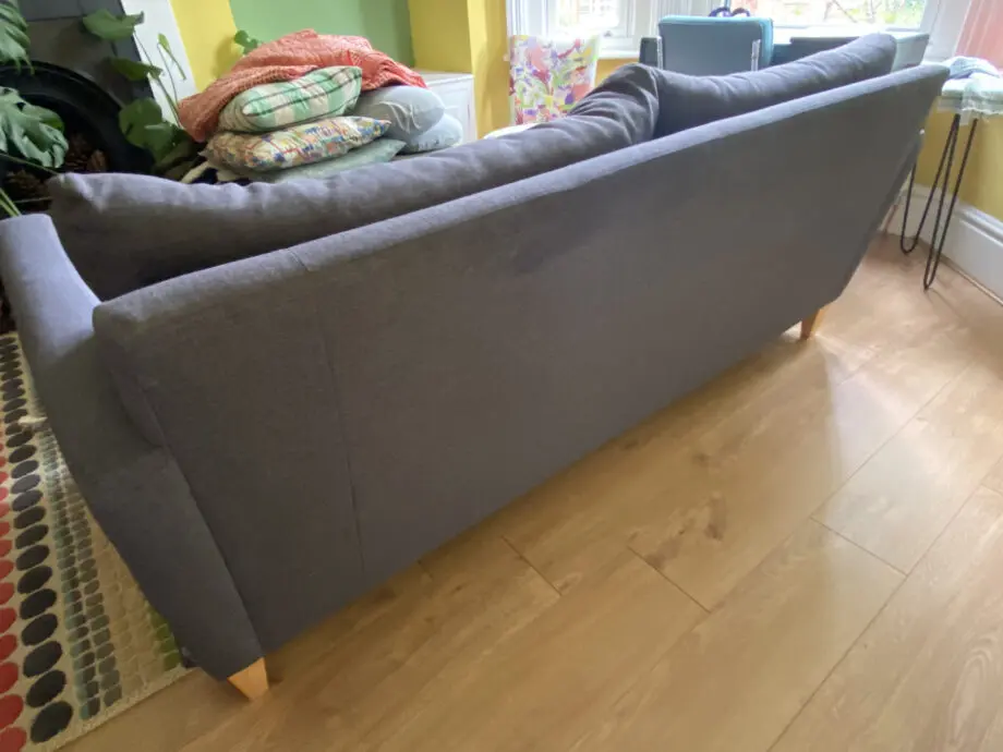 John Lewis Bailey Large 2 Seater Sofa - Chenille Navy Blue