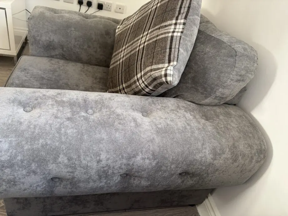 Grey verona scatterback armchair