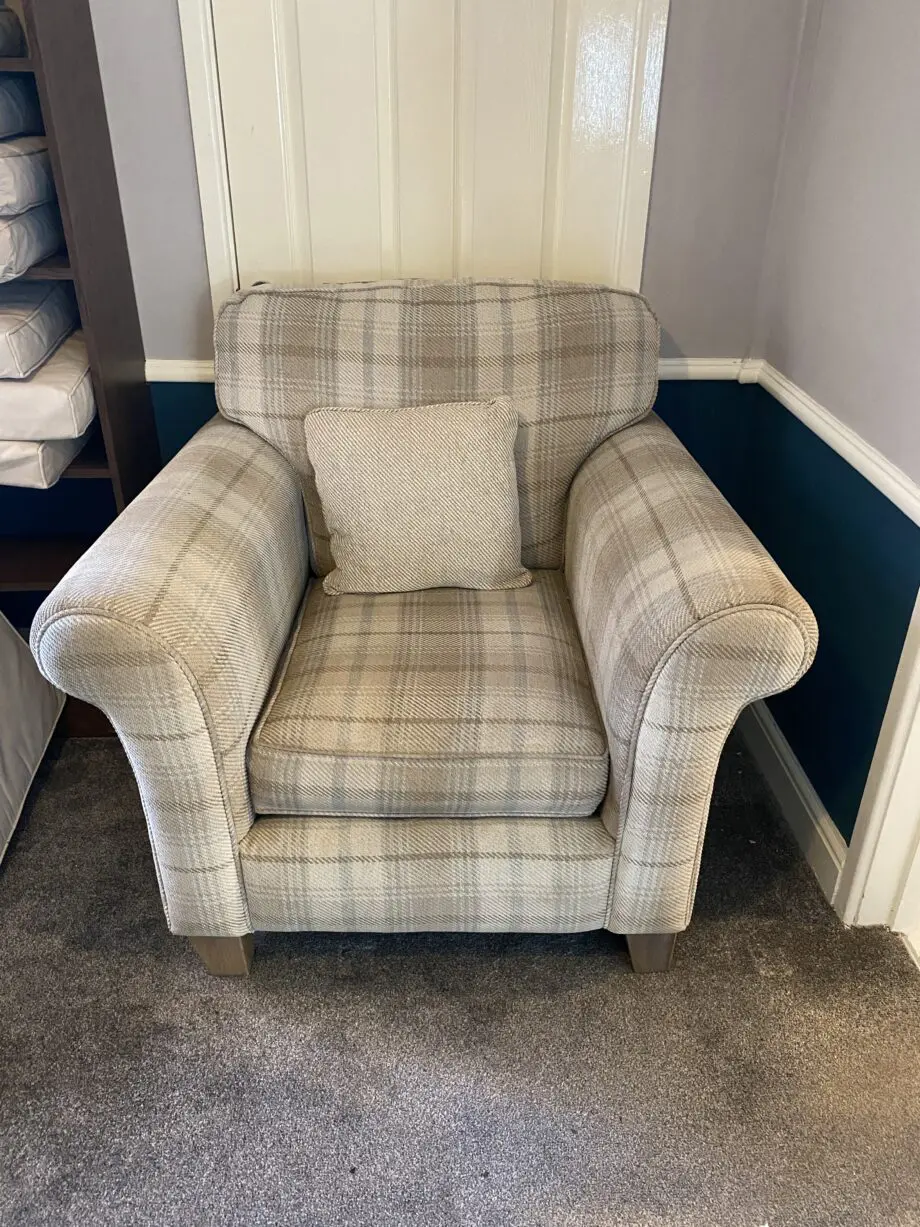 DFS Country Living Morland Sofa & Armchair Set – Tartan Style