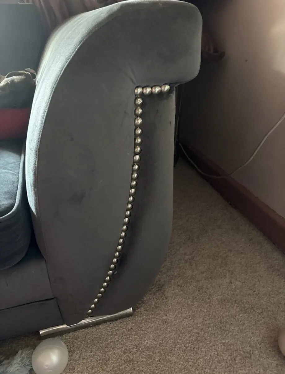 Grey corner sofa