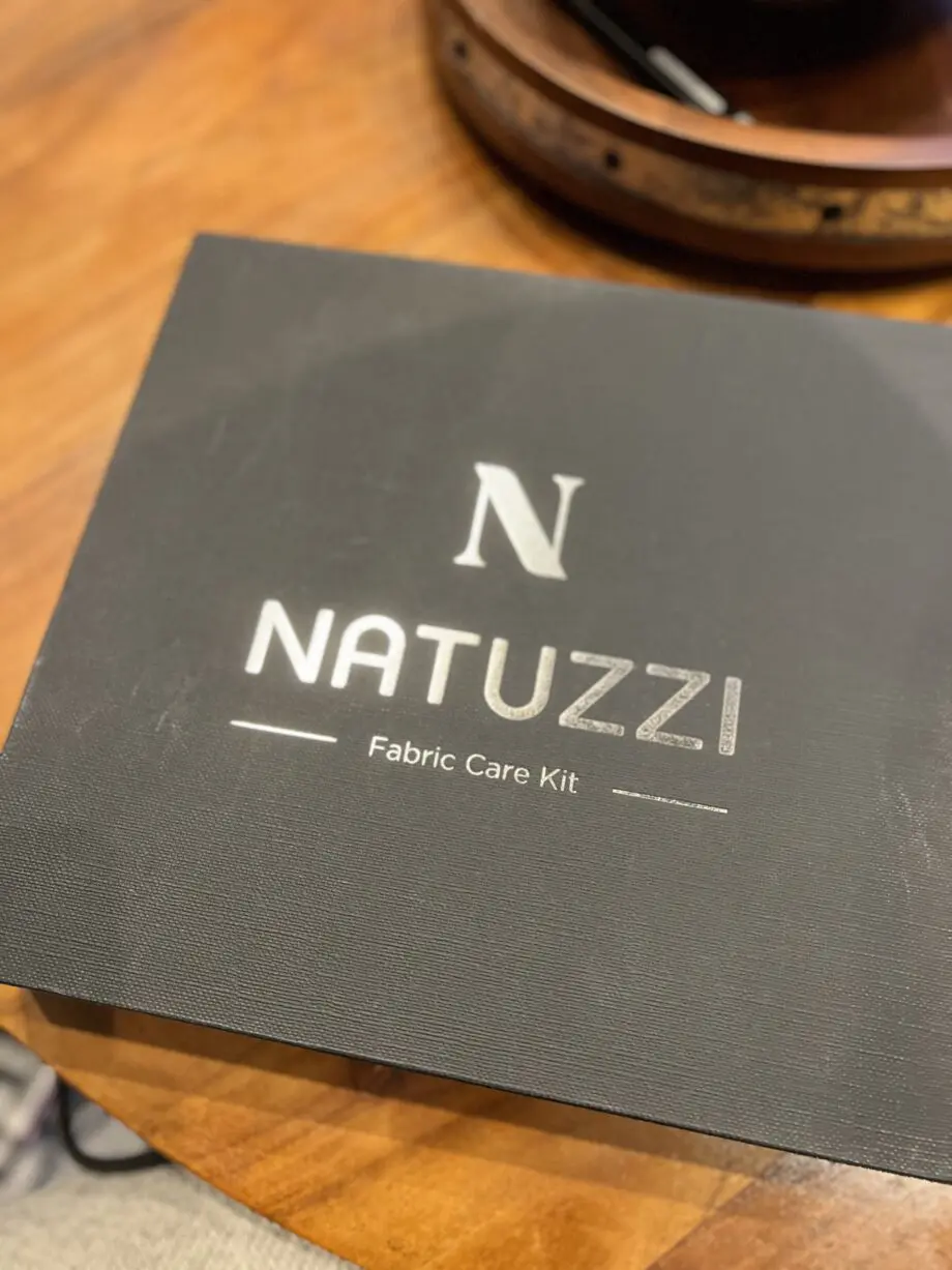 Natuzzi ERNESTO - Cold Grey - 4 Seater - Pull-out back