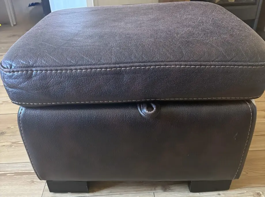Harvey’s Brown Langdale Corner Sofa & Footstool