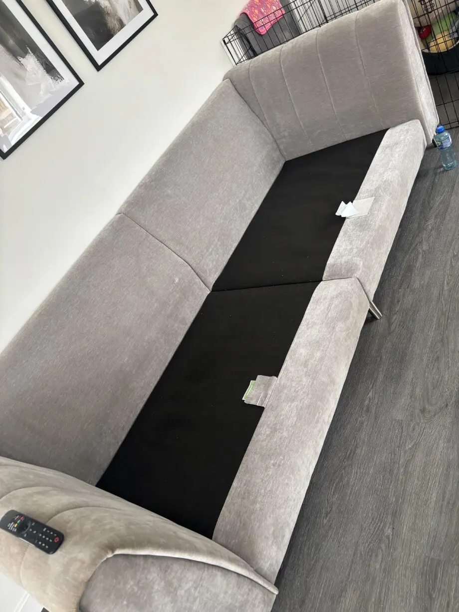 The Top Drawer Grey 4 seater & cuddle sofa