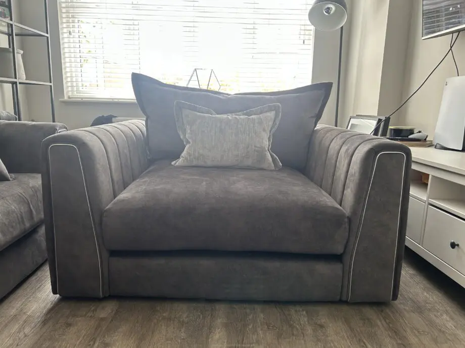 DFS Platinum Collection- Devine - Charcoal armchair
