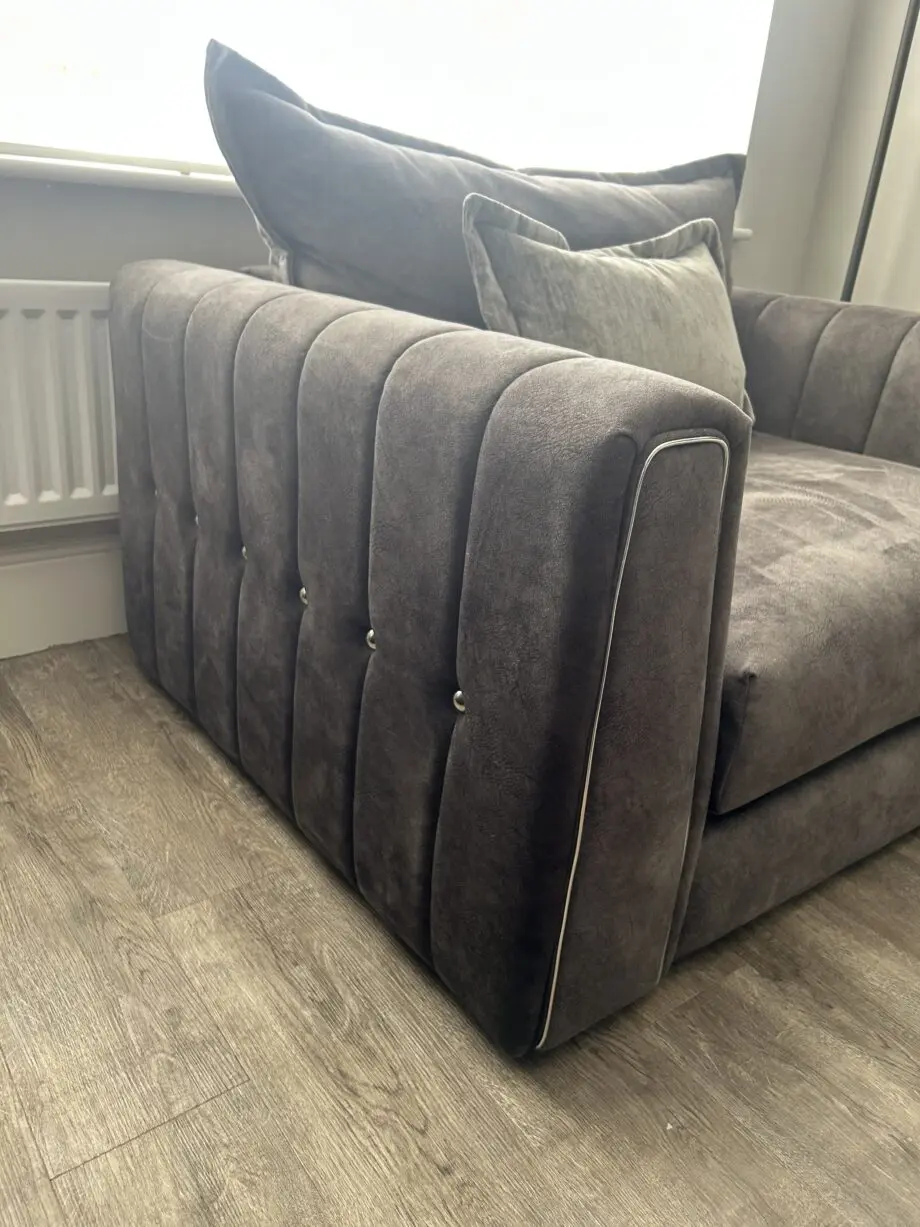 DFS Platinum Collection- Devine - Charcoal armchair