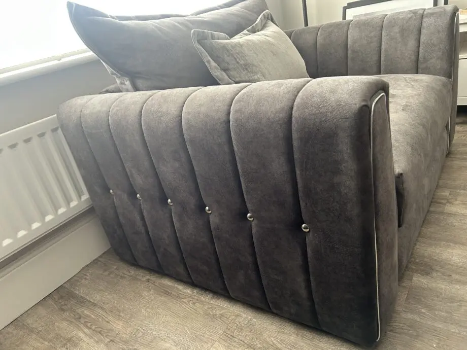 DFS Platinum Collection- Devine - Charcoal armchair