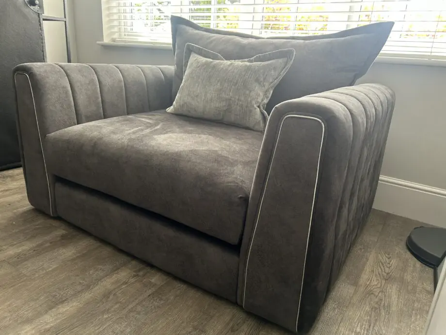 DFS Platinum Collection- Devine - Charcoal armchair