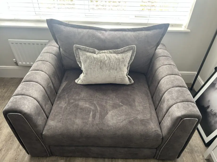 DFS Platinum Collection- Devine - Charcoal armchair