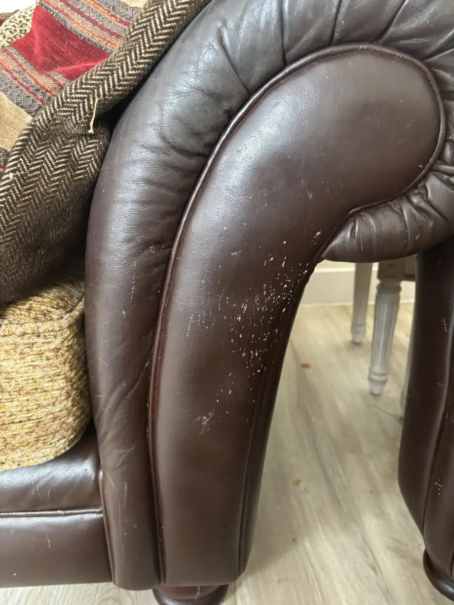 2x 3 seater DFS Perez Sofa with footstool