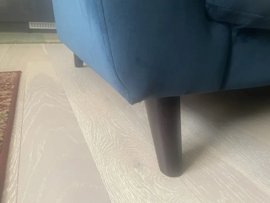 DFS 3 seater cappi teal velvet