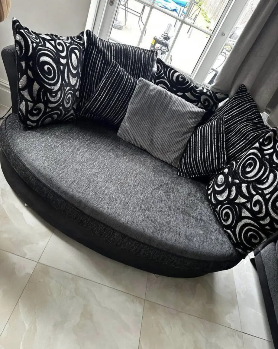 1 corner sofa pc and large cuddle seat