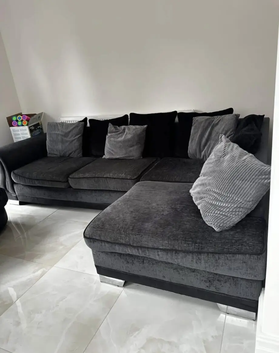 1 corner sofa pc and large cuddle seat