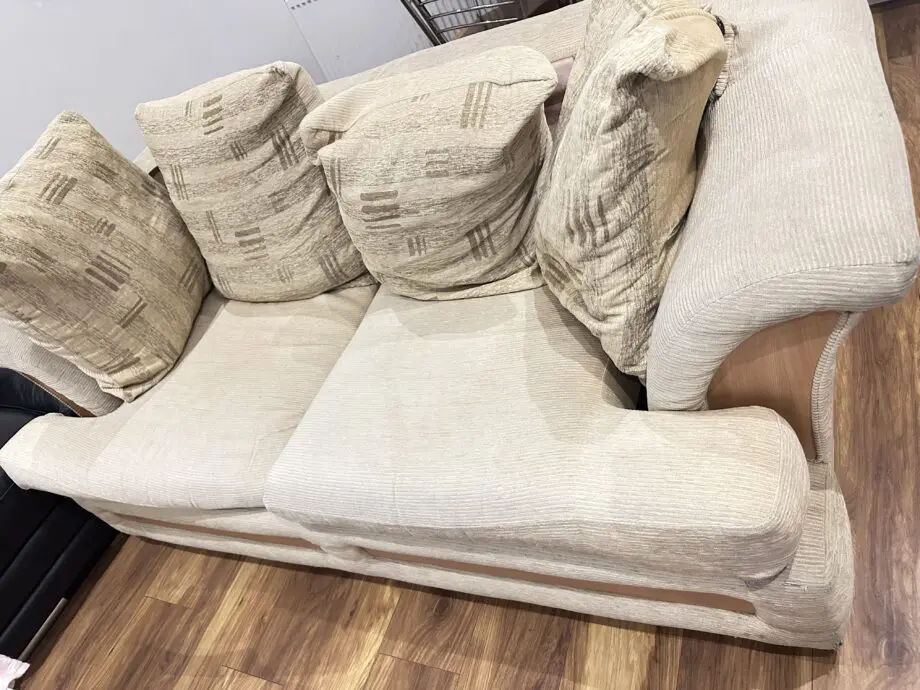 Gray colour sofa