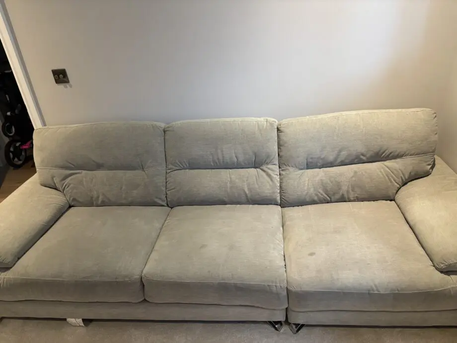 Fish pools Nova 3 seater grey sofa