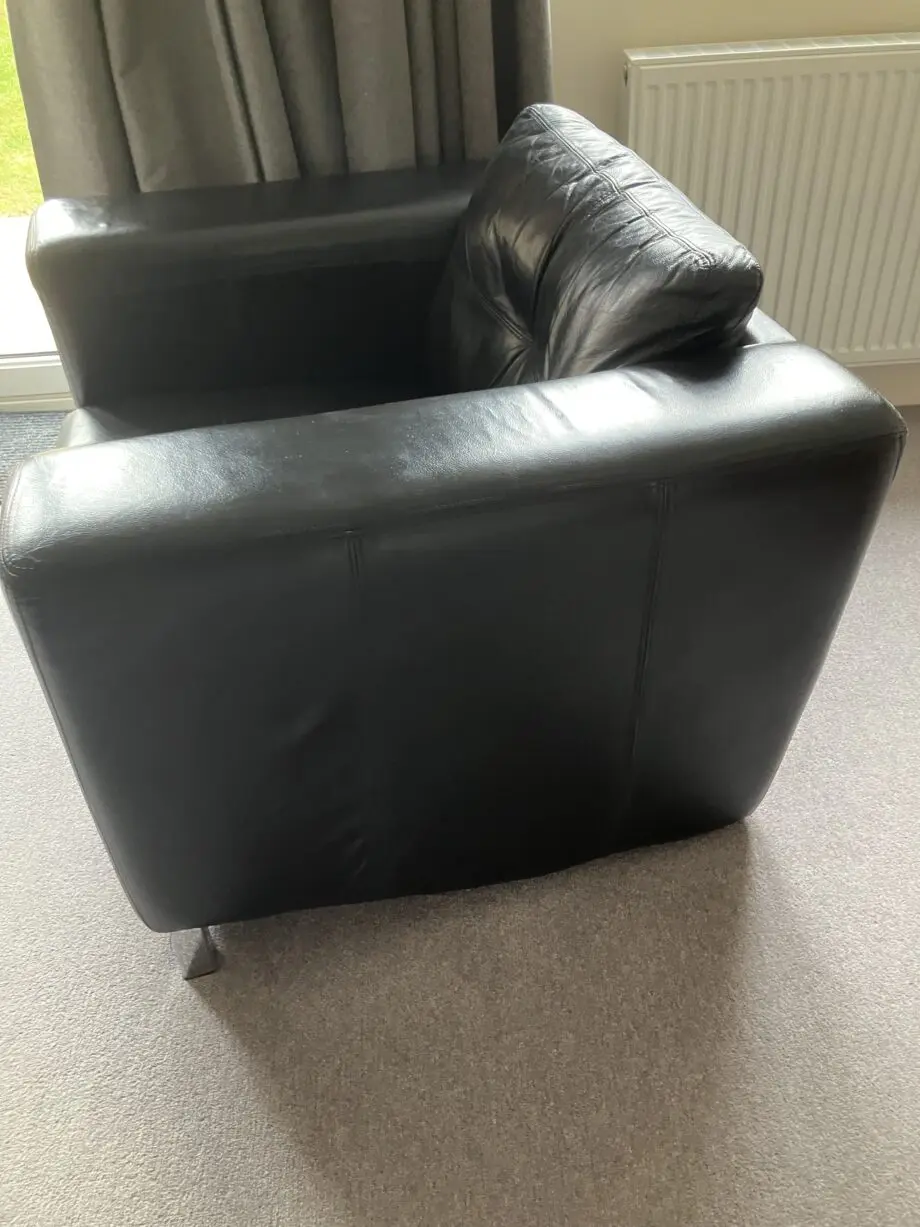 Leather sofa