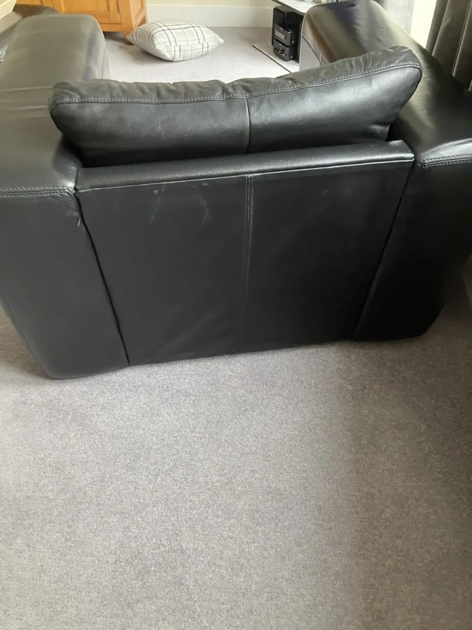 Leather sofa