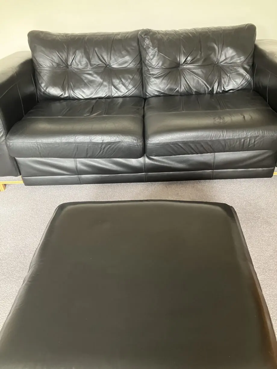 Leather sofa