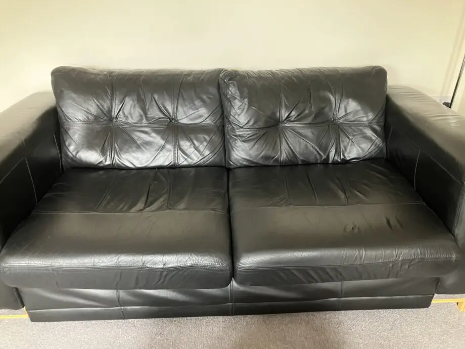 Leather sofa