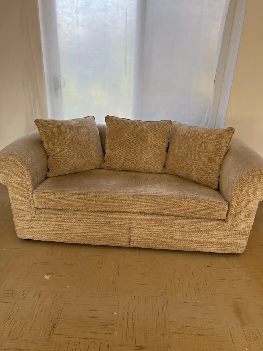Quality heavy fabric sofas