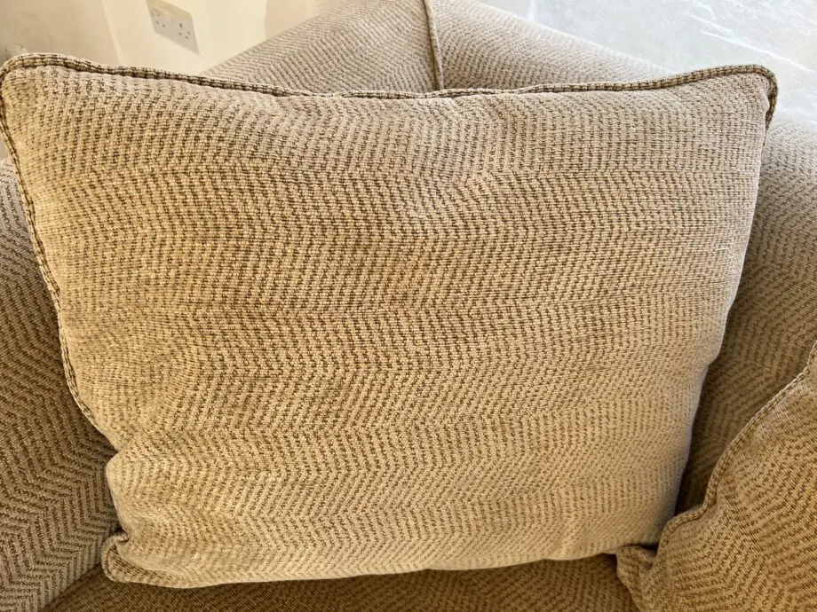 Quality heavy fabric sofas