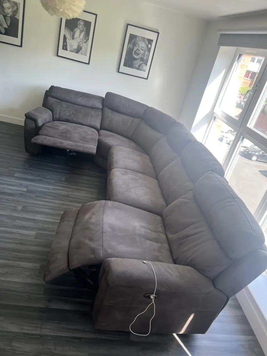 Dfs grey comer sofa