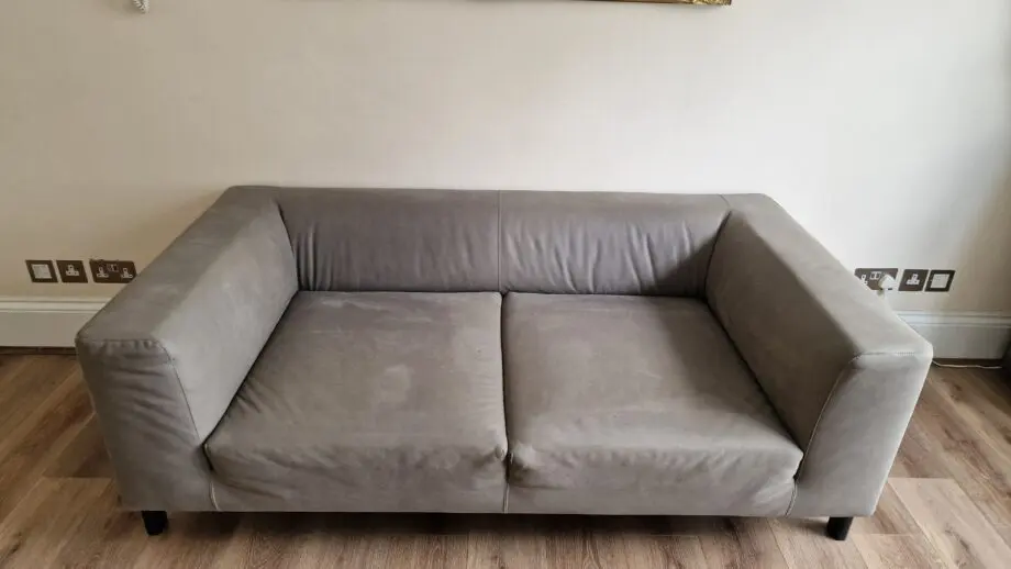 The Conran Shop Sloan 2-seater sofa and armchairs - Fermo leather, lead grey