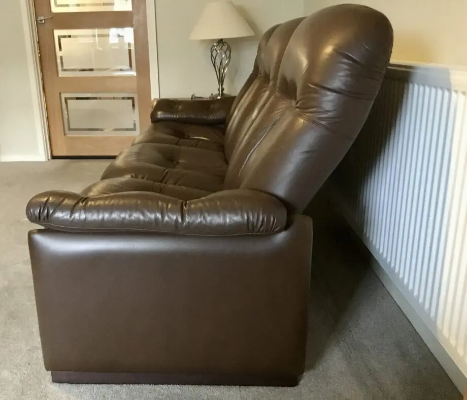 70s/80s Skippers Leather Sofa