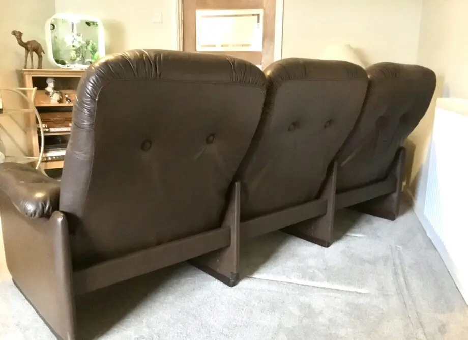 70s/80s Skippers Leather Sofa