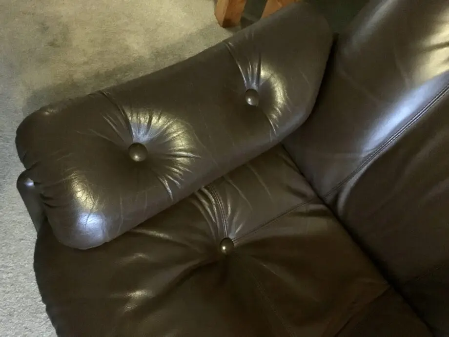 70s/80s Skippers Leather Sofa