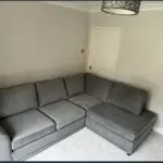 DFS Grey Orka Corner Sofa