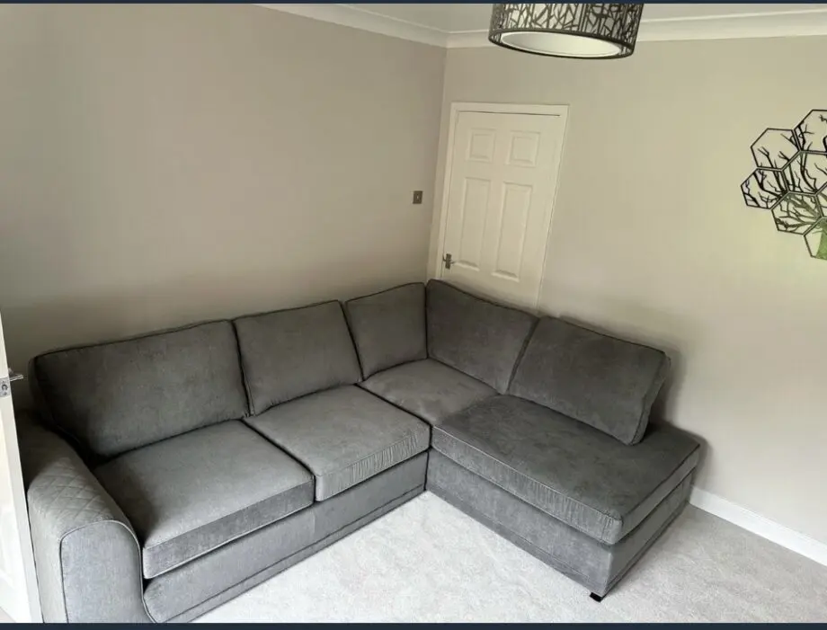 DFS Grey Orka Corner Sofa
