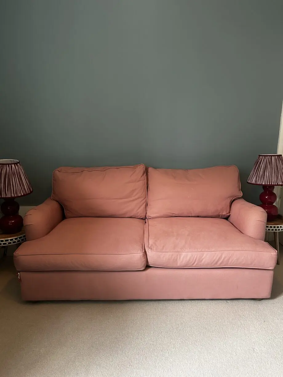 Sofa.com pink Bluebell 2.5 seat sofa bed (like new)