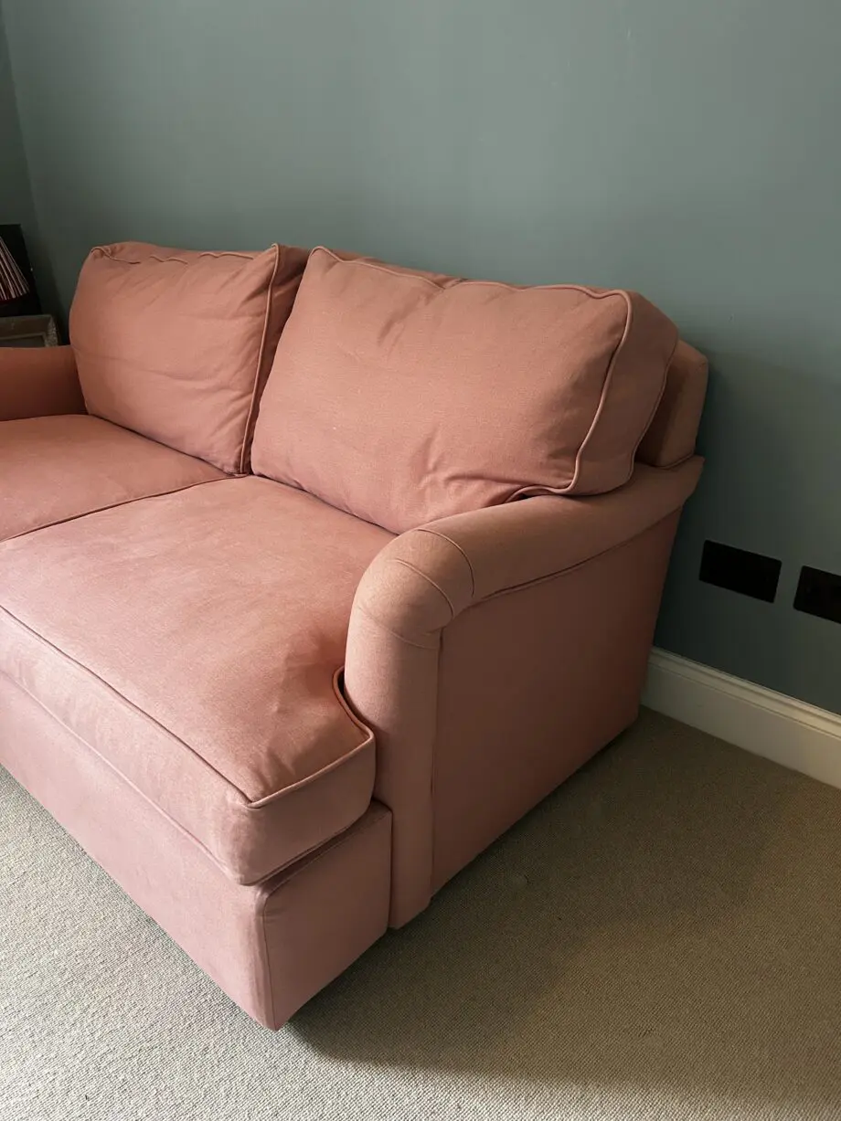 Sofa.com pink Bluebell 2.5 seat sofa bed (like new)