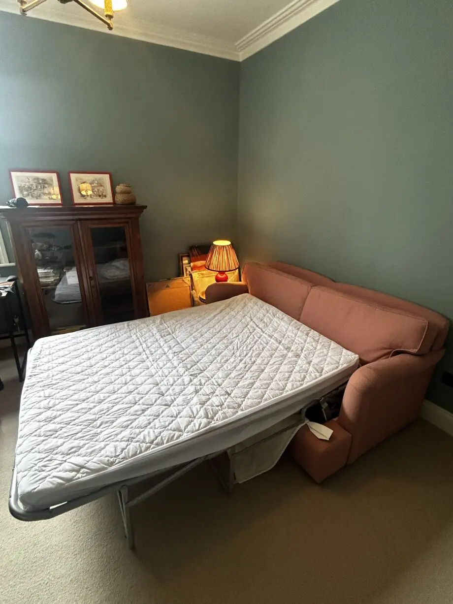 Sofa.com pink Bluebell 2.5 seat sofa bed (like new)