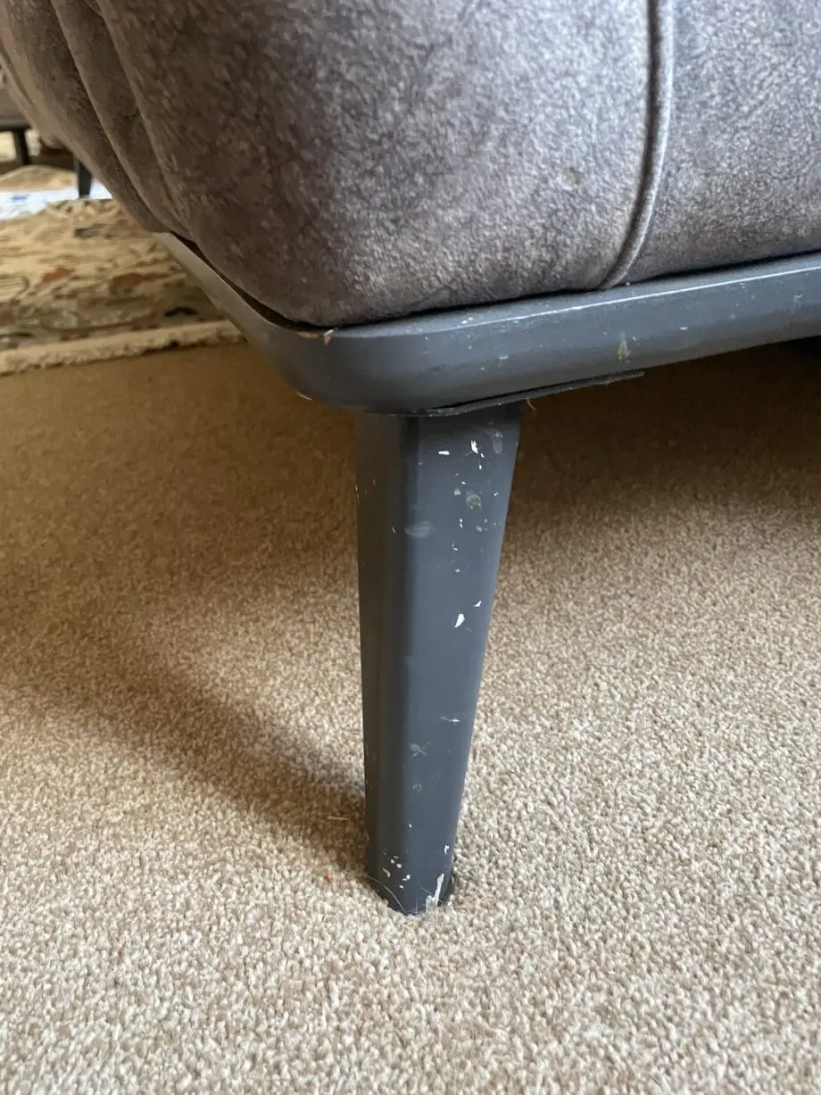 2 and 3 seater Adjustable grey sofas