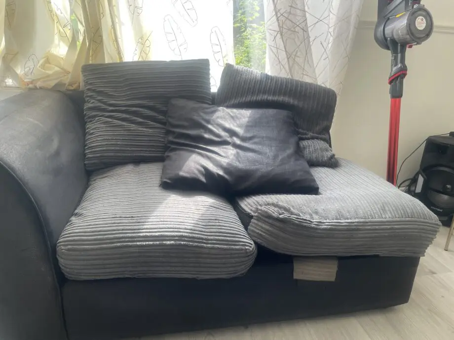 Amazon CHICAGO JUMBO CORD CORNER SOFA