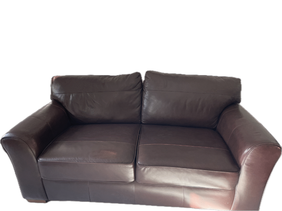 Next 2 seater leather sofa