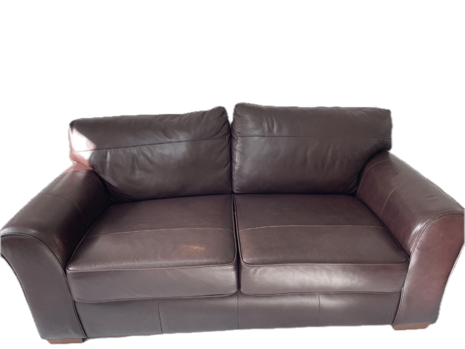 Next 2 seater leather sofa