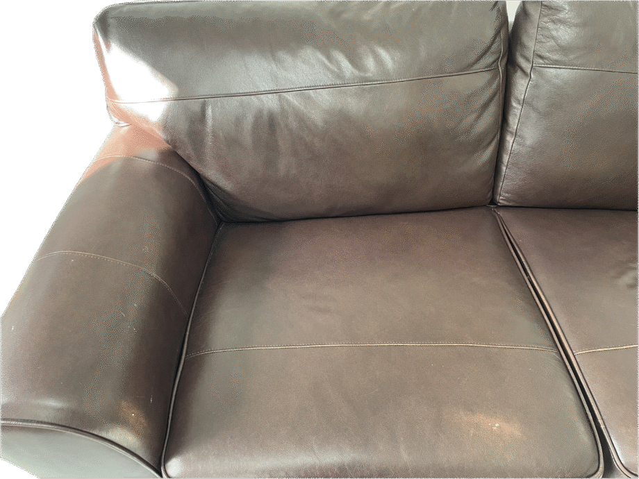 Next 2 seater leather sofa