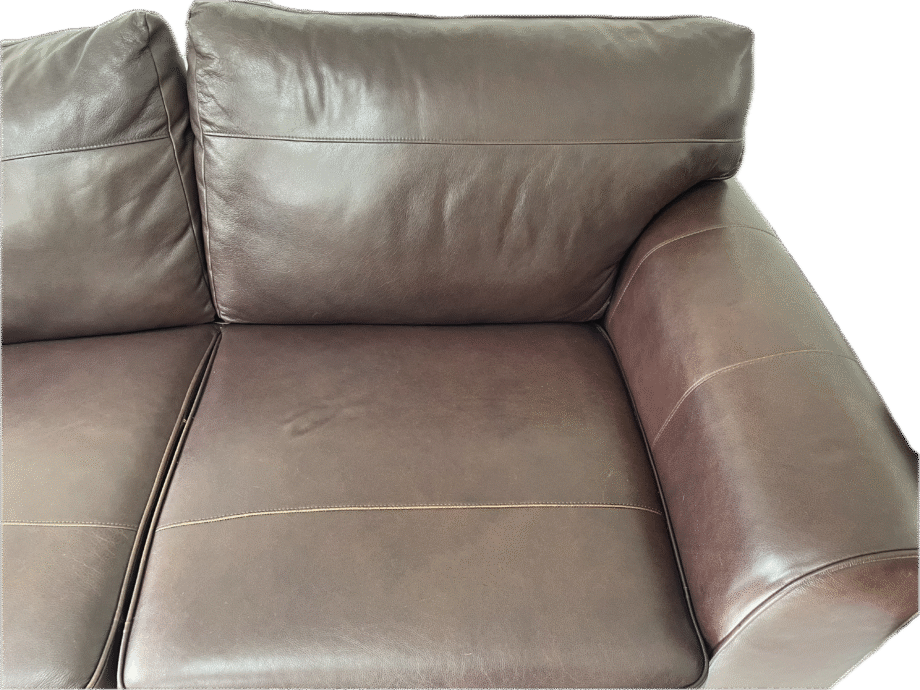 Next 2 seater leather sofa