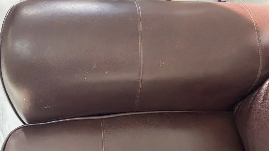 Next 2 seater leather sofa